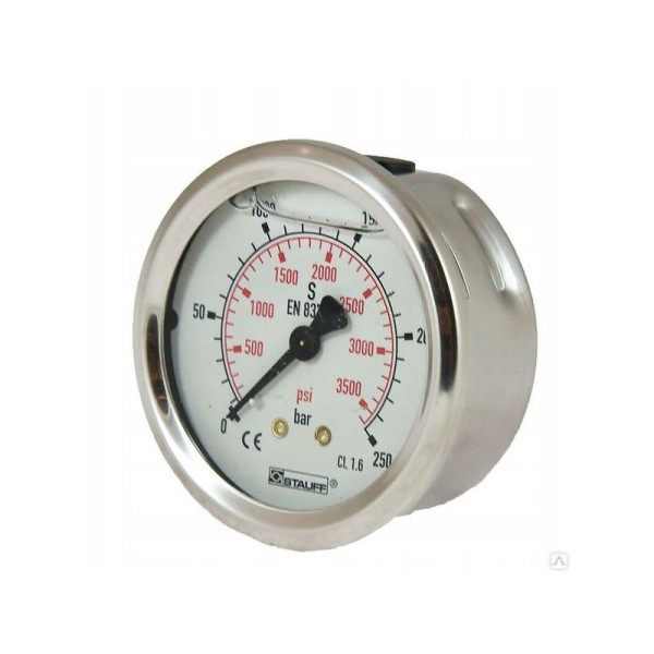 AVD üçün manometr, 250BAR, 1/4vnesh, nerj.polad